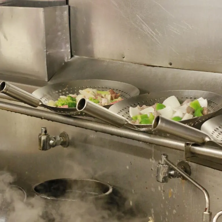 Prepped ingredients ready for stir-fry at Main Garden, a Chinese Fusion Restaurant in Passaic